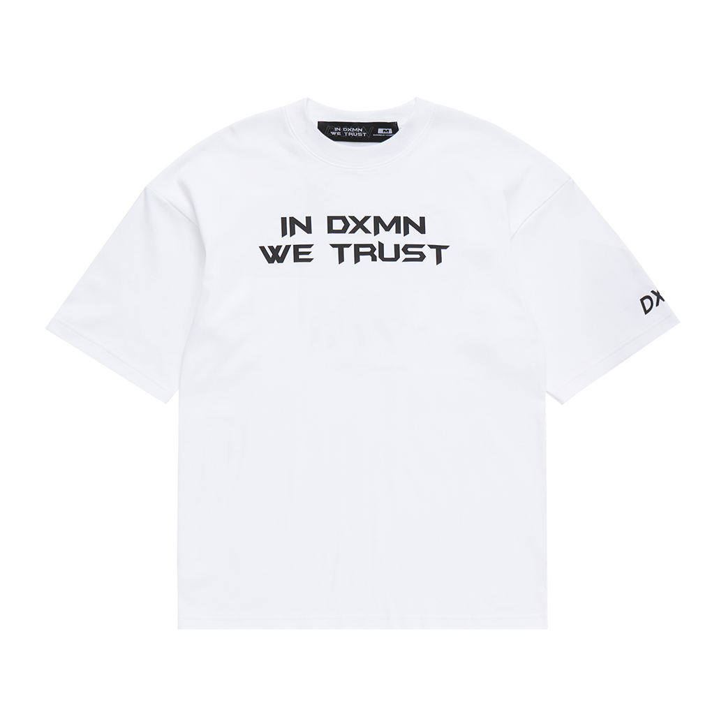 DXMN IN DXMN WE TRUST T-SHIRT WHITE