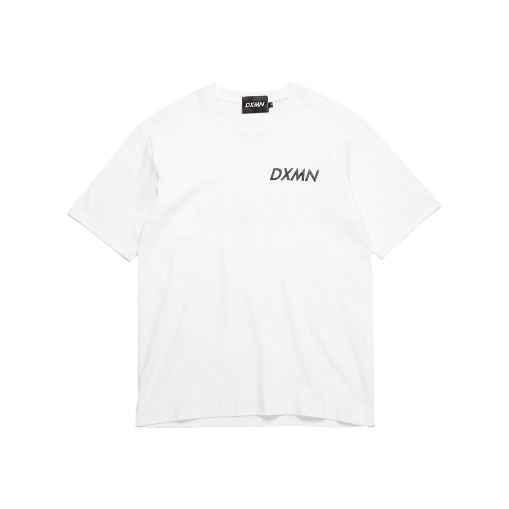 DXMN DOUBLE LOGO CLASSIC TEE WHITE