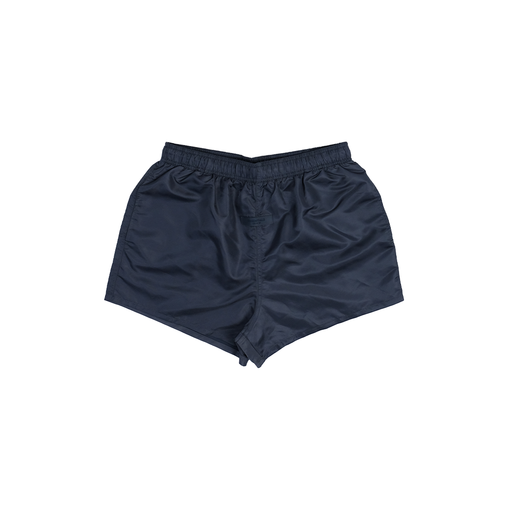 ESSENTIALS FEAR OF GOD NYLON RUNNING SHORTS BLACK
