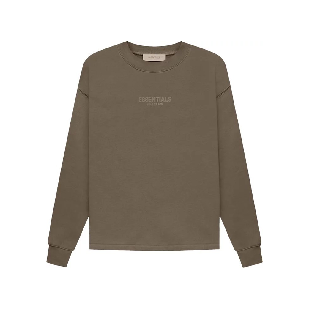 ESSENTIALS CREWNECK SWEATER WOOD