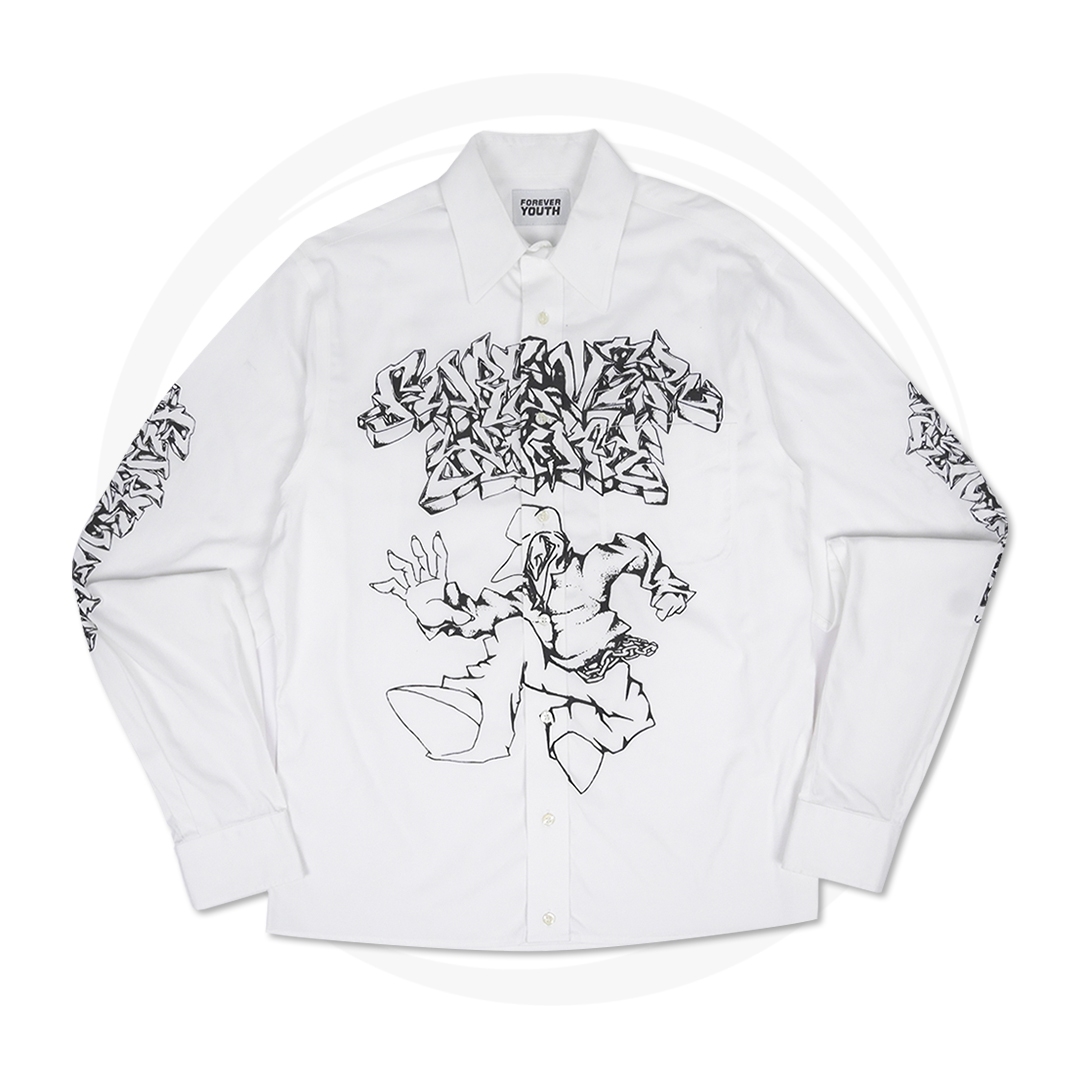 FOREVER YOUTH REYOUTH WILD PIT SHIRT RY6 WHITE