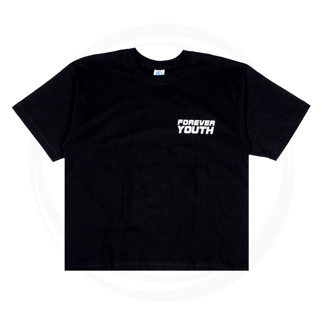 FOREVER YOUTH OG POWER LOGO T-SHIRT BLACK