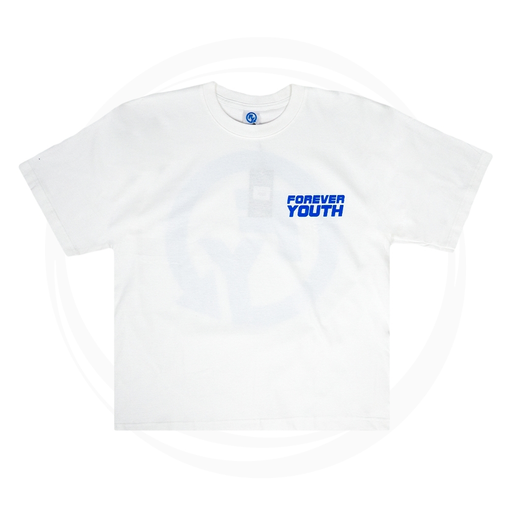 FOREVER YOUTH OG POWER LOGO T-SHIRT WHITE