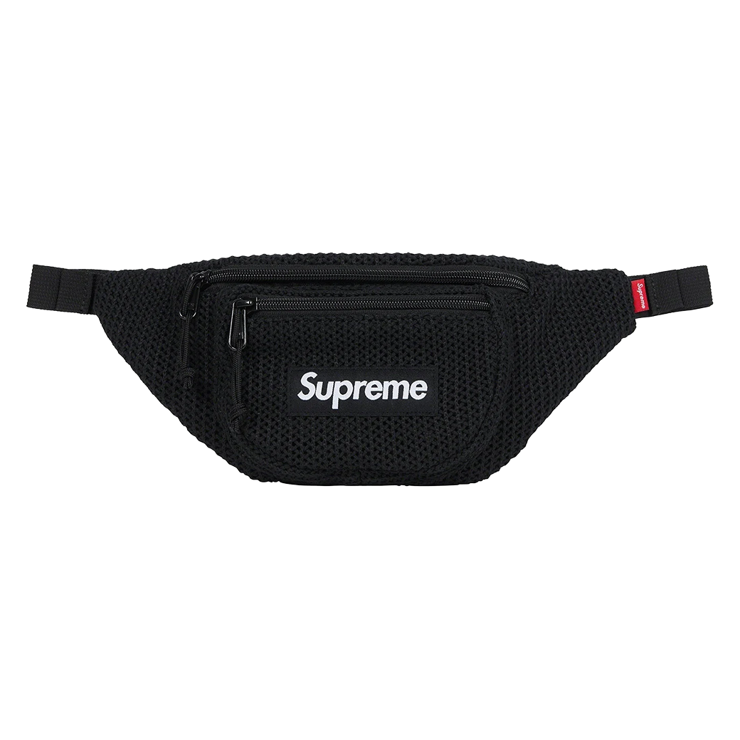 SUPREME SS21 STRING WAIST BAG BLACK