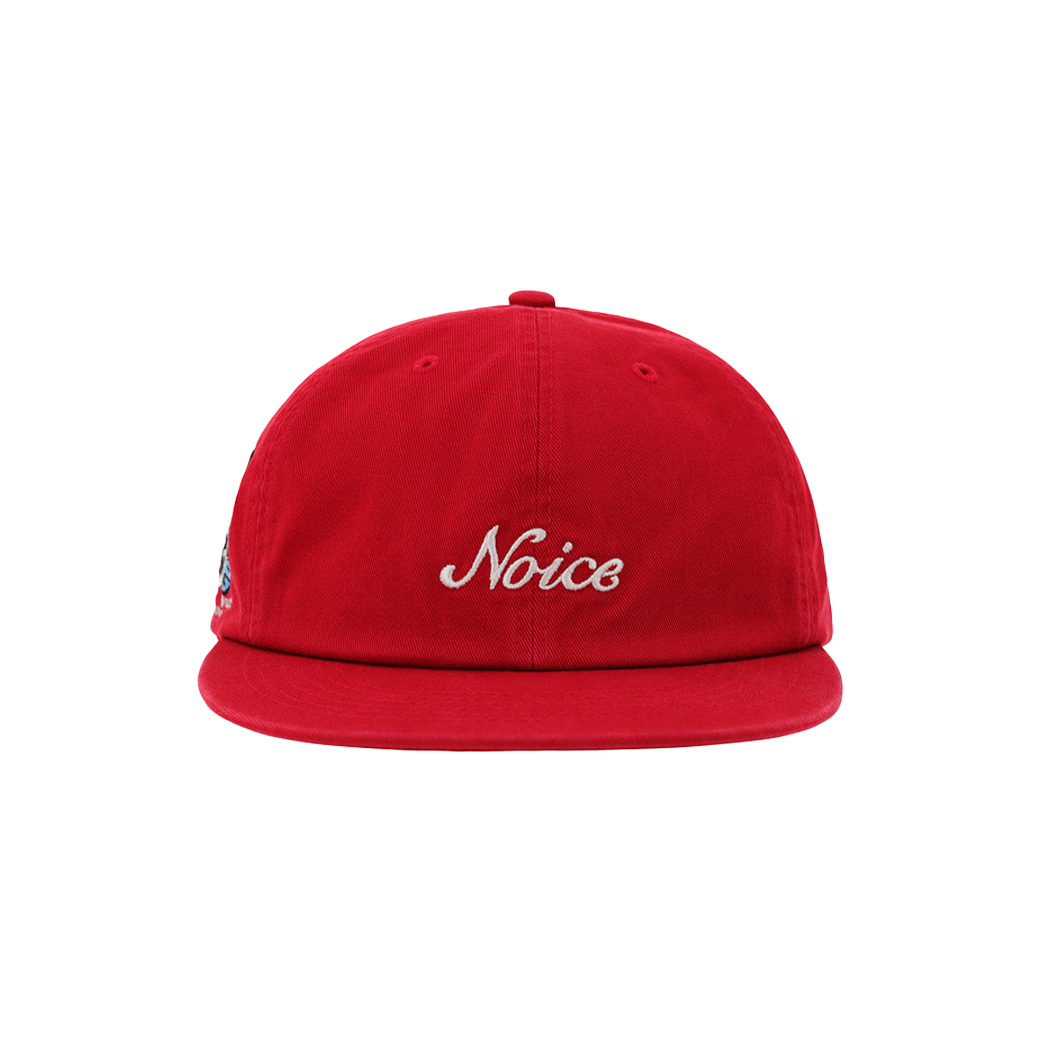 NOICE X VERDY 6 PANEL CAP RED
