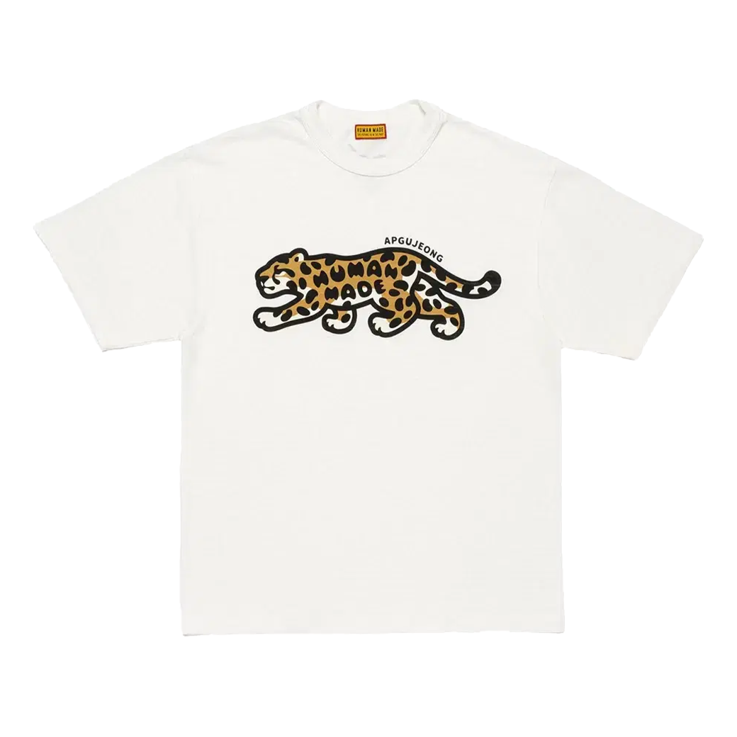 HUMAN MADE APGUJEONG CHEETAH GRAPHIC T-SHIRT WHITE