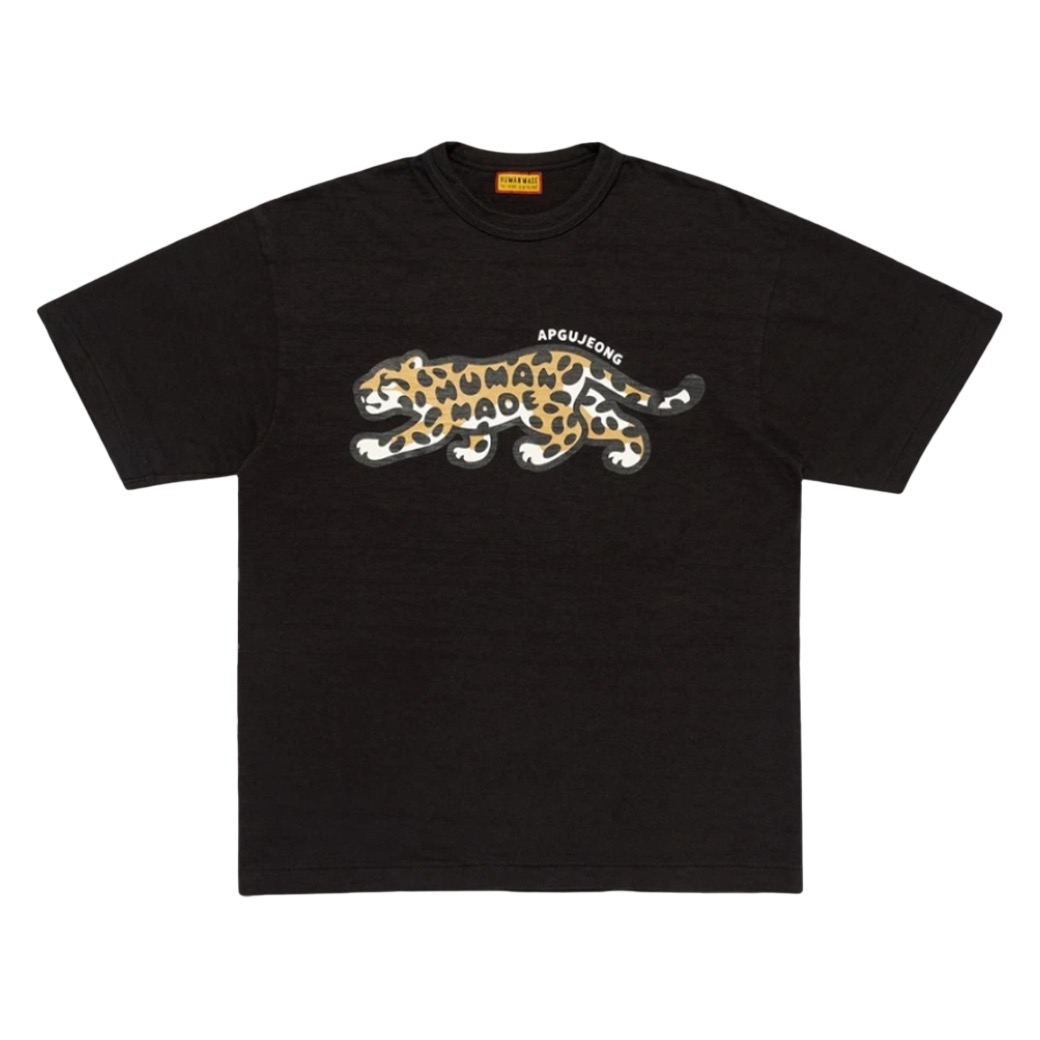 HUMAN MADE APGUJEONG CHEETAH GRAPHIC T-SHIRT BLACK