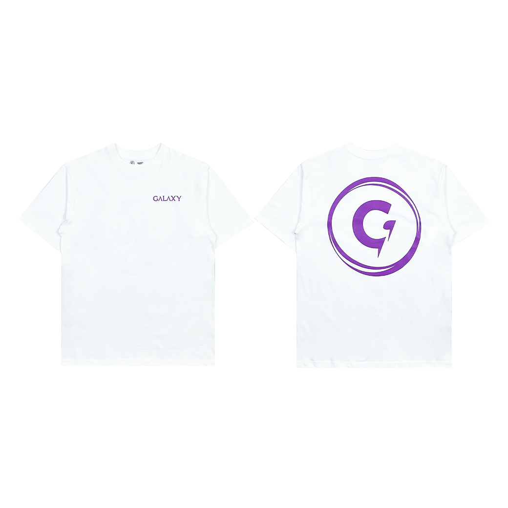 GALAXYCNX CLASSIC LOGO T-SHIRT WHITE