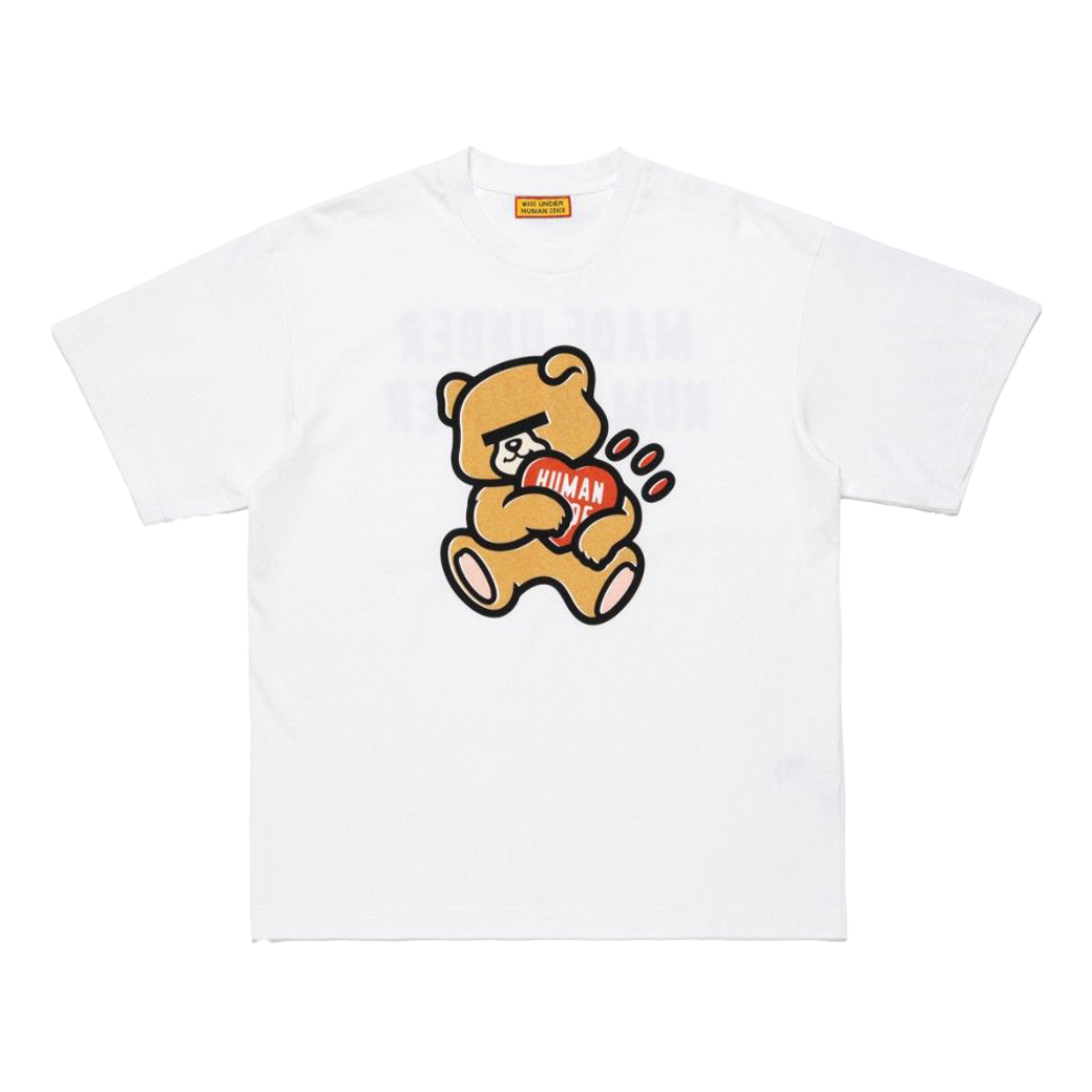 HUMAN MADE X UNDERCOVER BEAR GRAPHIC T-SHIRT WHITE
