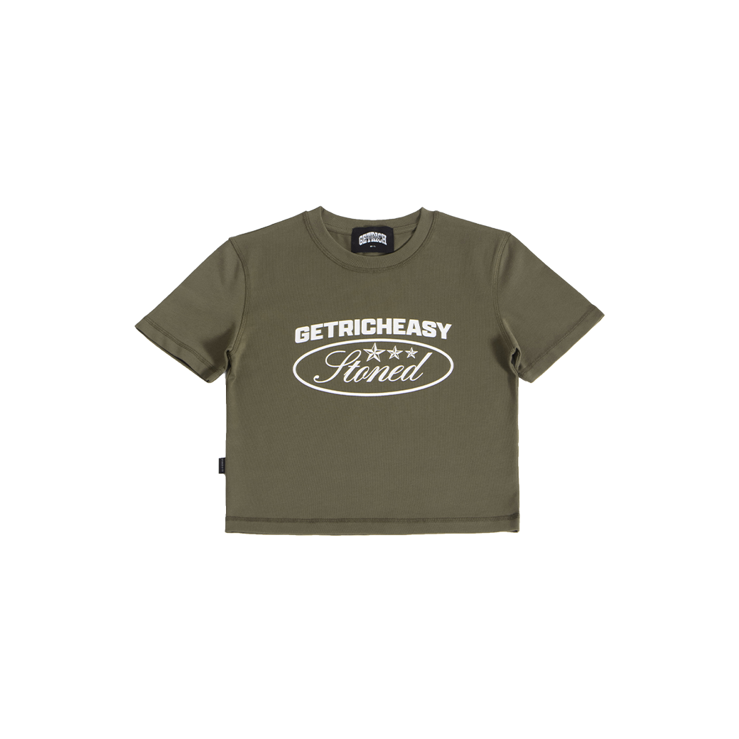 GETRICHEASY STONED BABY T-SHIRT GREEN