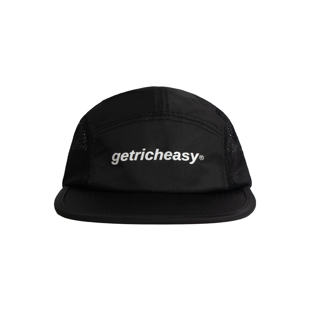GETRICHEASY SIDE MESH CAP BLACK