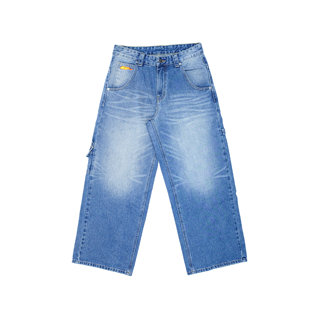 GETRICHEASY DIGITAL SPORTS BAGGY JEANS BLUE