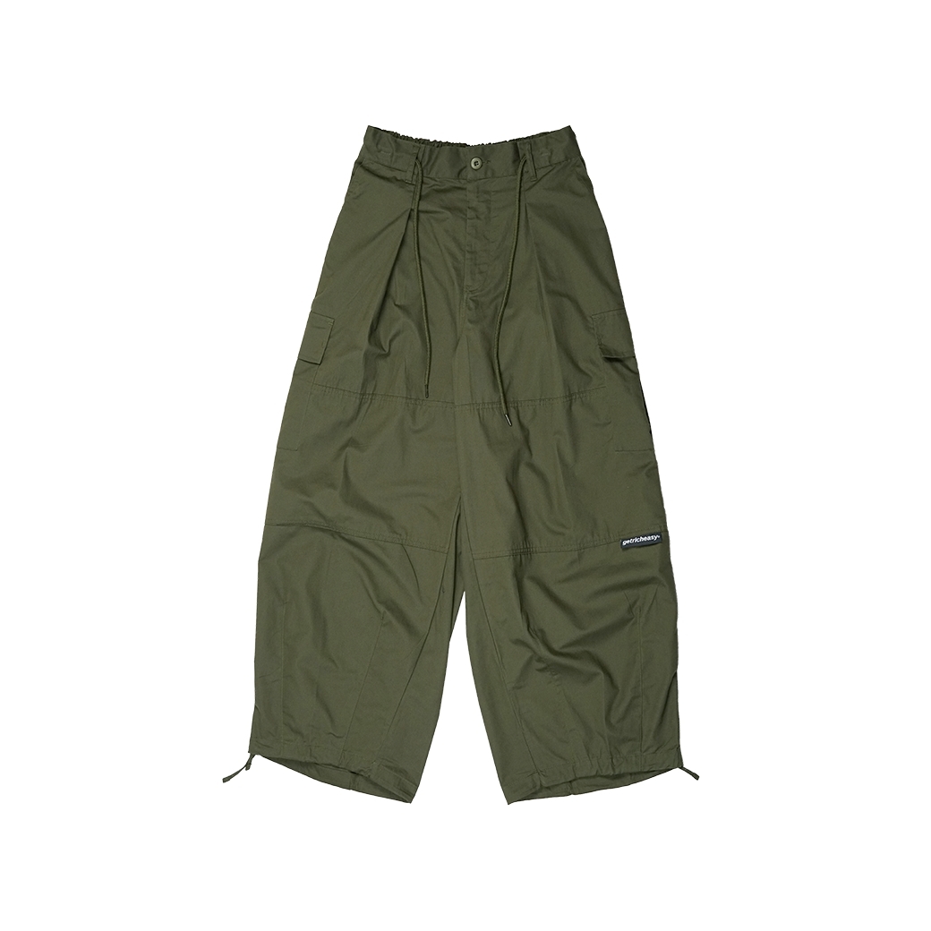 GET RICH EASY BALLON CARGO PANTS ARMY