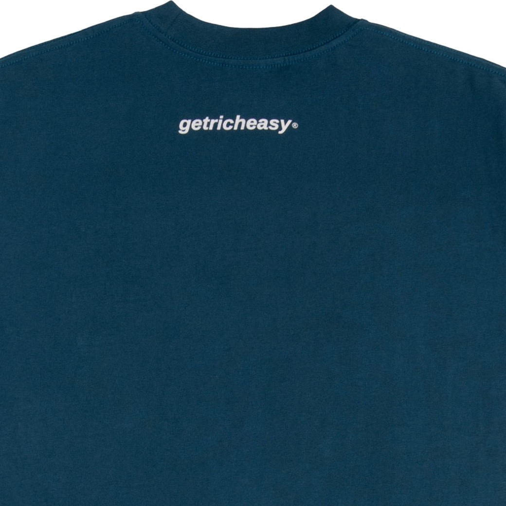 GETRICHEASY ORIGINAL LOGO T-SHIRT NAVY