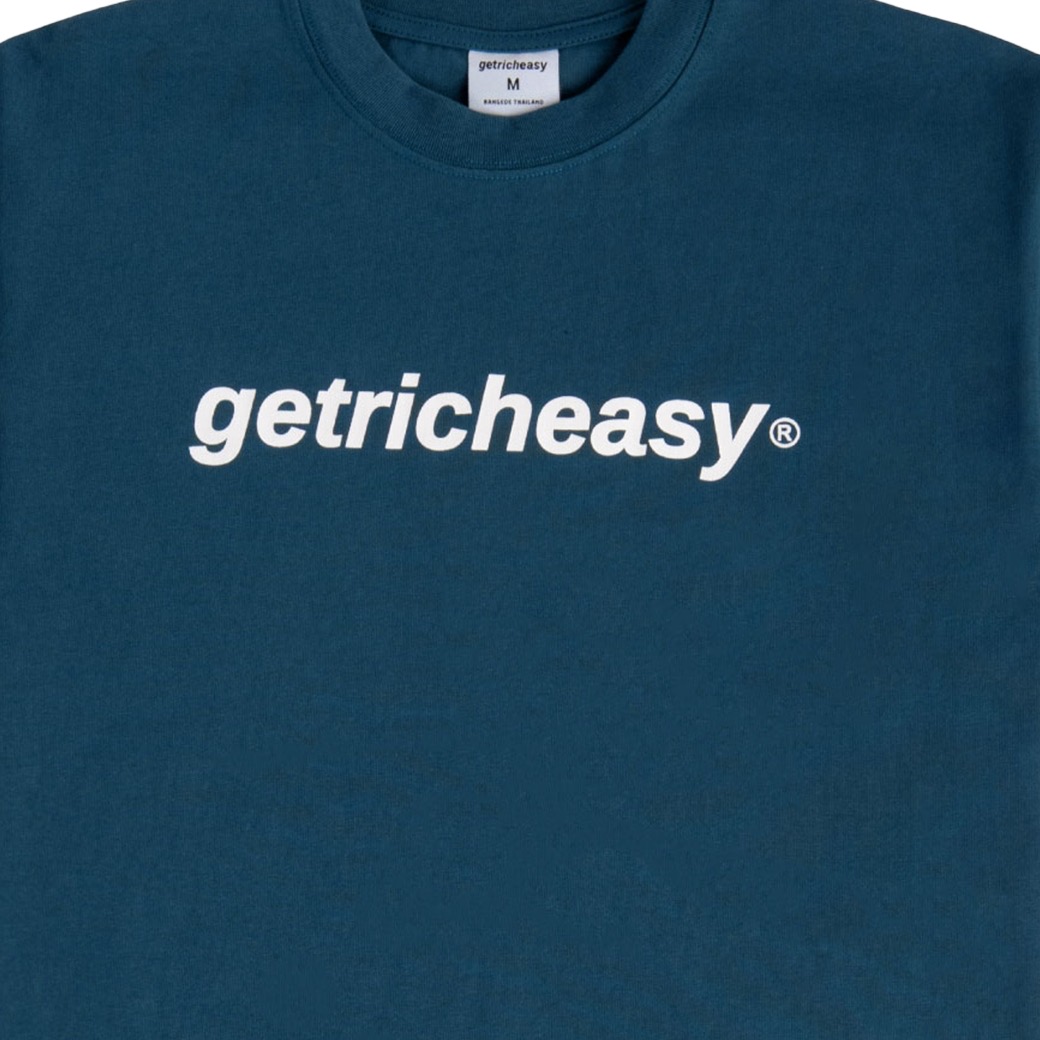 GETRICHEASY ORIGINAL LOGO T-SHIRT NAVY