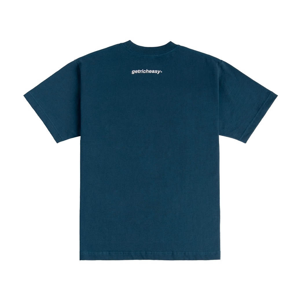 GETRICHEASY ORIGINAL LOGO T-SHIRT NAVY