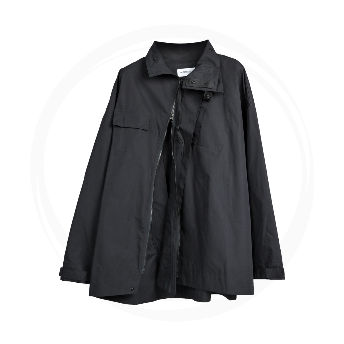 GLITCHEFFECT JC2-RP JACKET COCOON REAPER BLACK