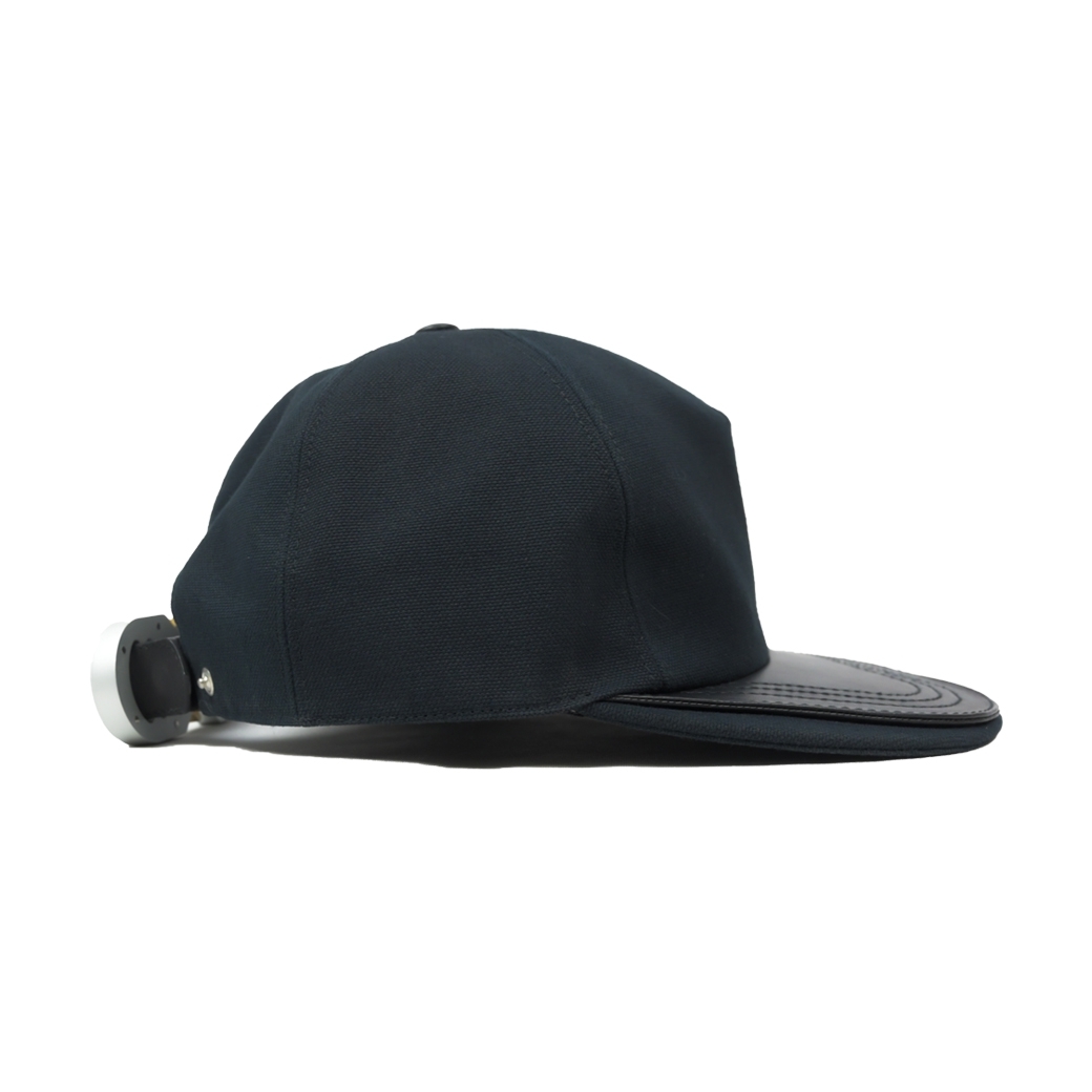 CHRISTIAN DIOR X ALYX COTTON & LEATHER BASEBALL CAP WITH CD BUCKLE