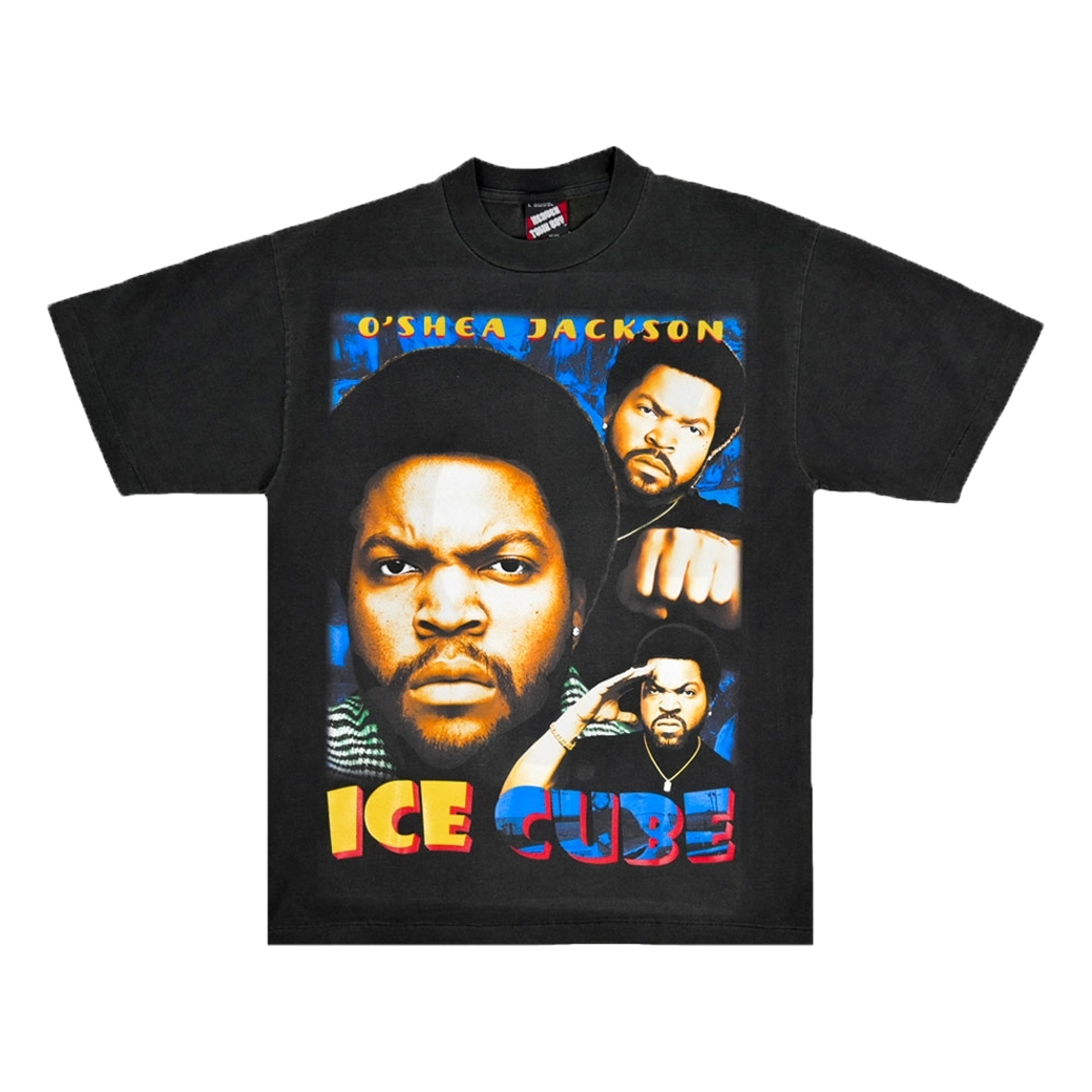 HEAVEN TOWN BOY ICE CUBE T SHIRT BLACK MULTI BRAND SPACE UPDATE 