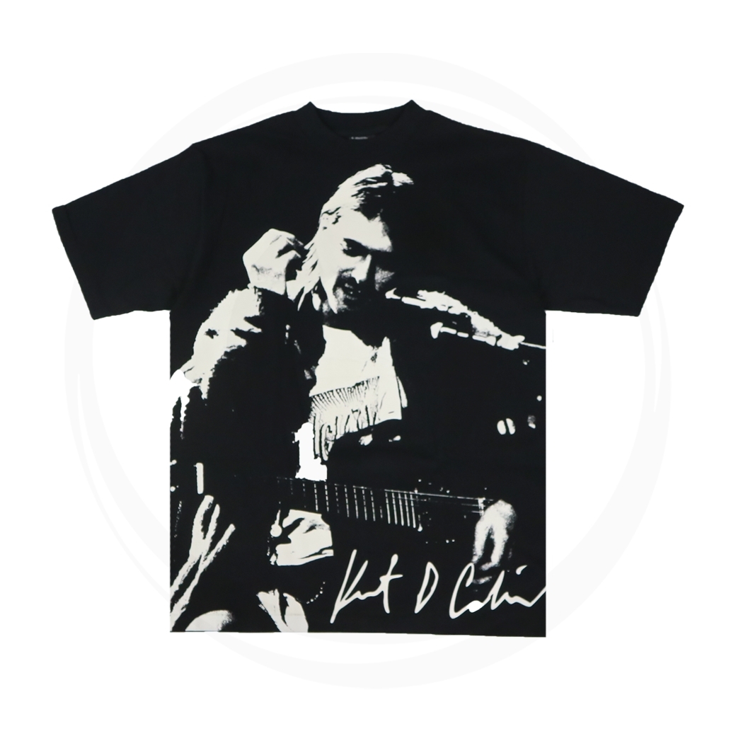 HEAVEN TOWN BOY KURT COBAIN T SHIRT BLACK MULTI BRAND SPACE 
