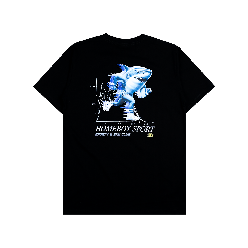 HOMEBOY SHARKATTACK T-SHIRT BLACK