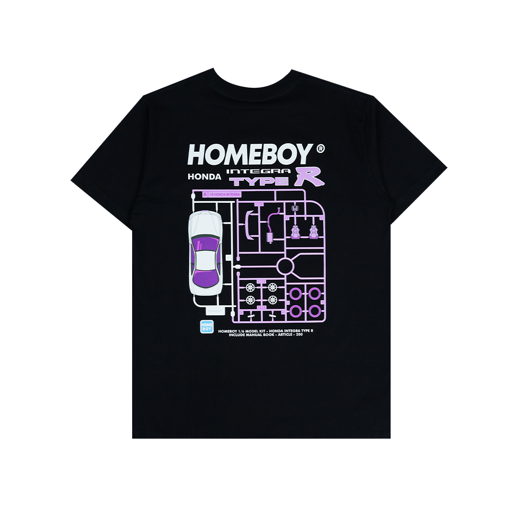 HOMEBOY TYPE.R T-SHIRT BLACK