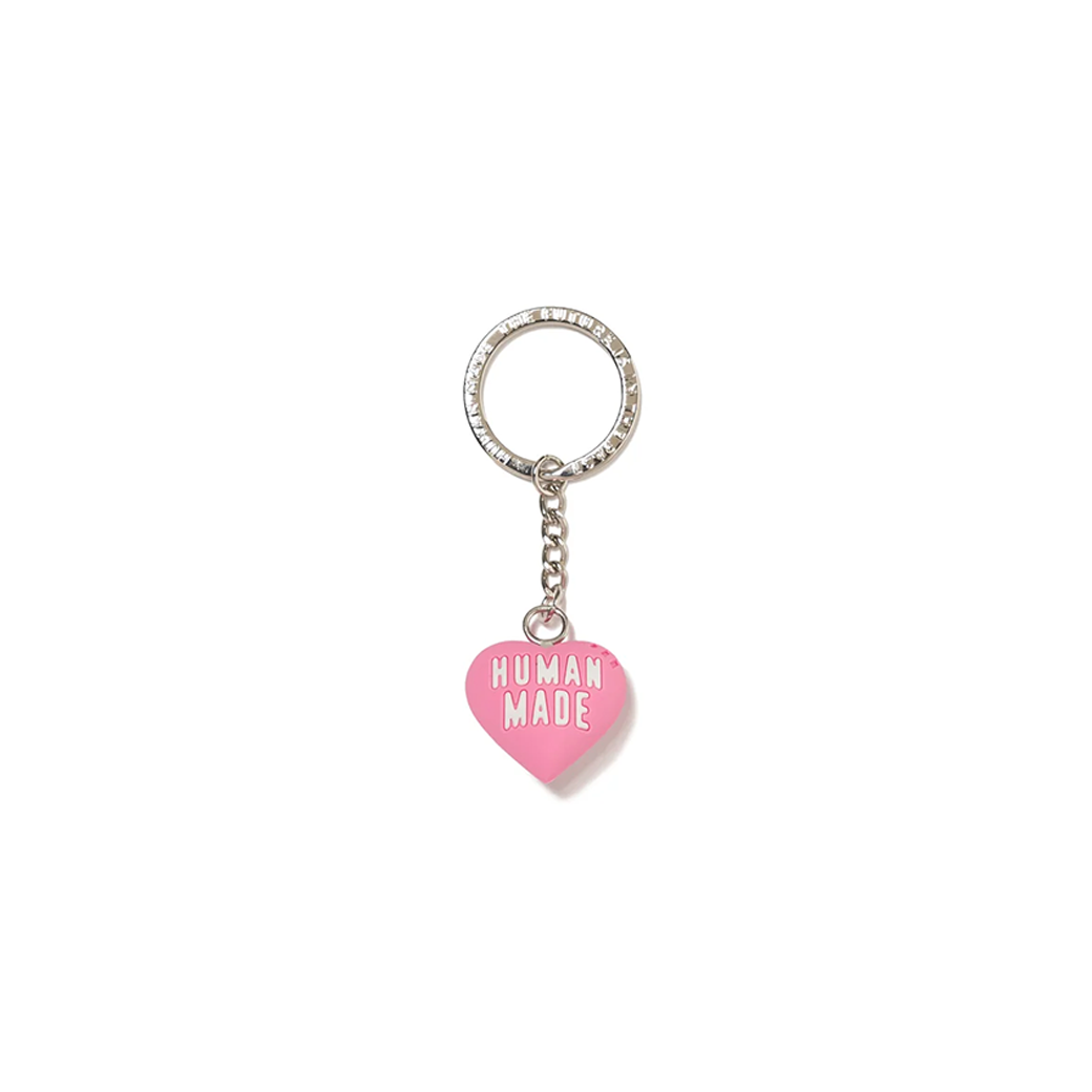 HUMAN MADE HEART RUBBER KEYCHAIN PINK