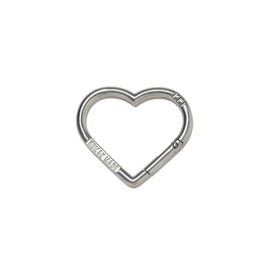 HUMAN MADE HEART CARABINER SILVER