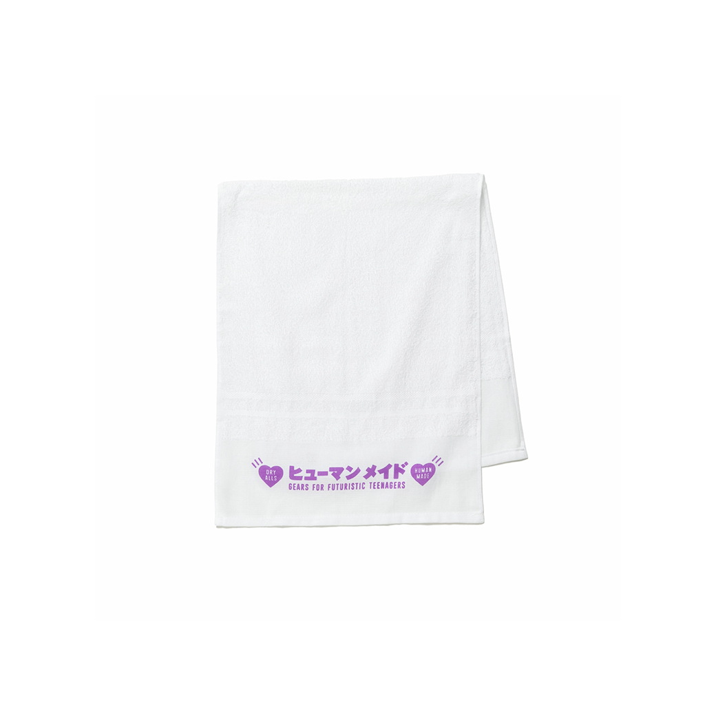 HUMAN MADE MINI 2022 TOWEL WHITE/PURPLE