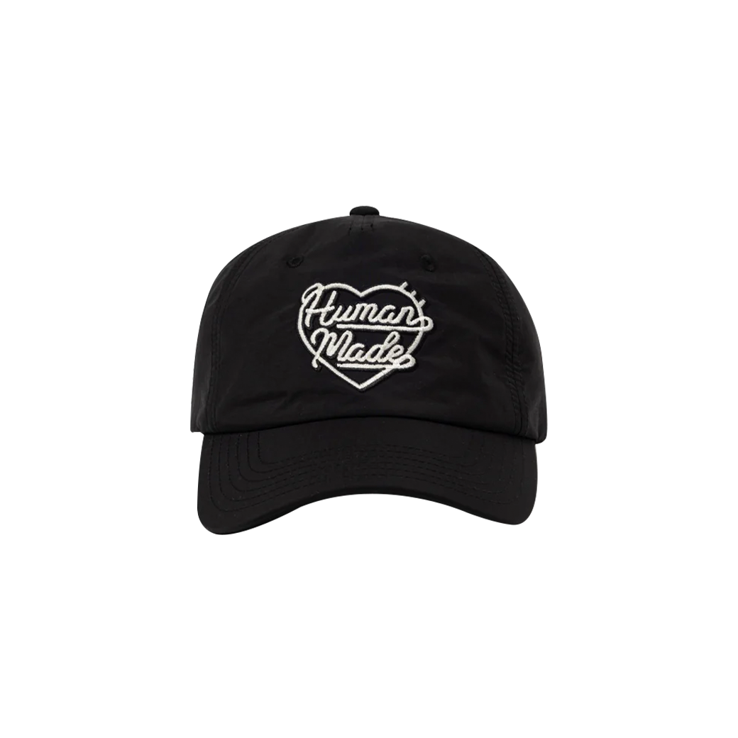 HUMAN MADE NYLON 5 PANEL CAP BLACK