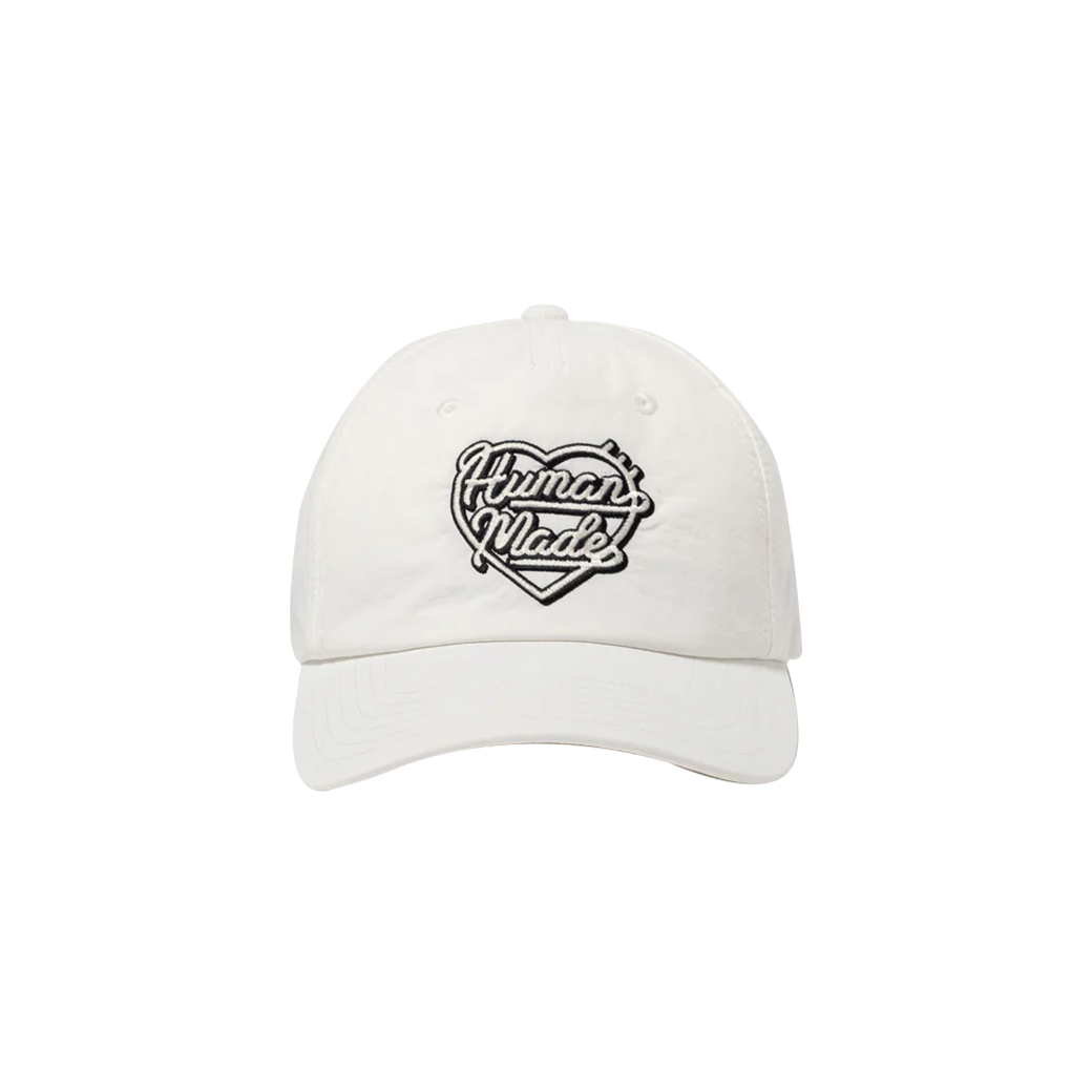 HUMAN MADE NYLON 5 PANEL CAP WHITE