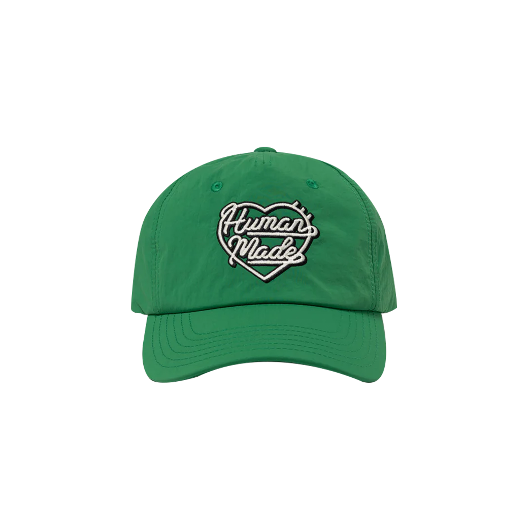HUMAN MADE NYLON 5 PANEL CAP GREEN