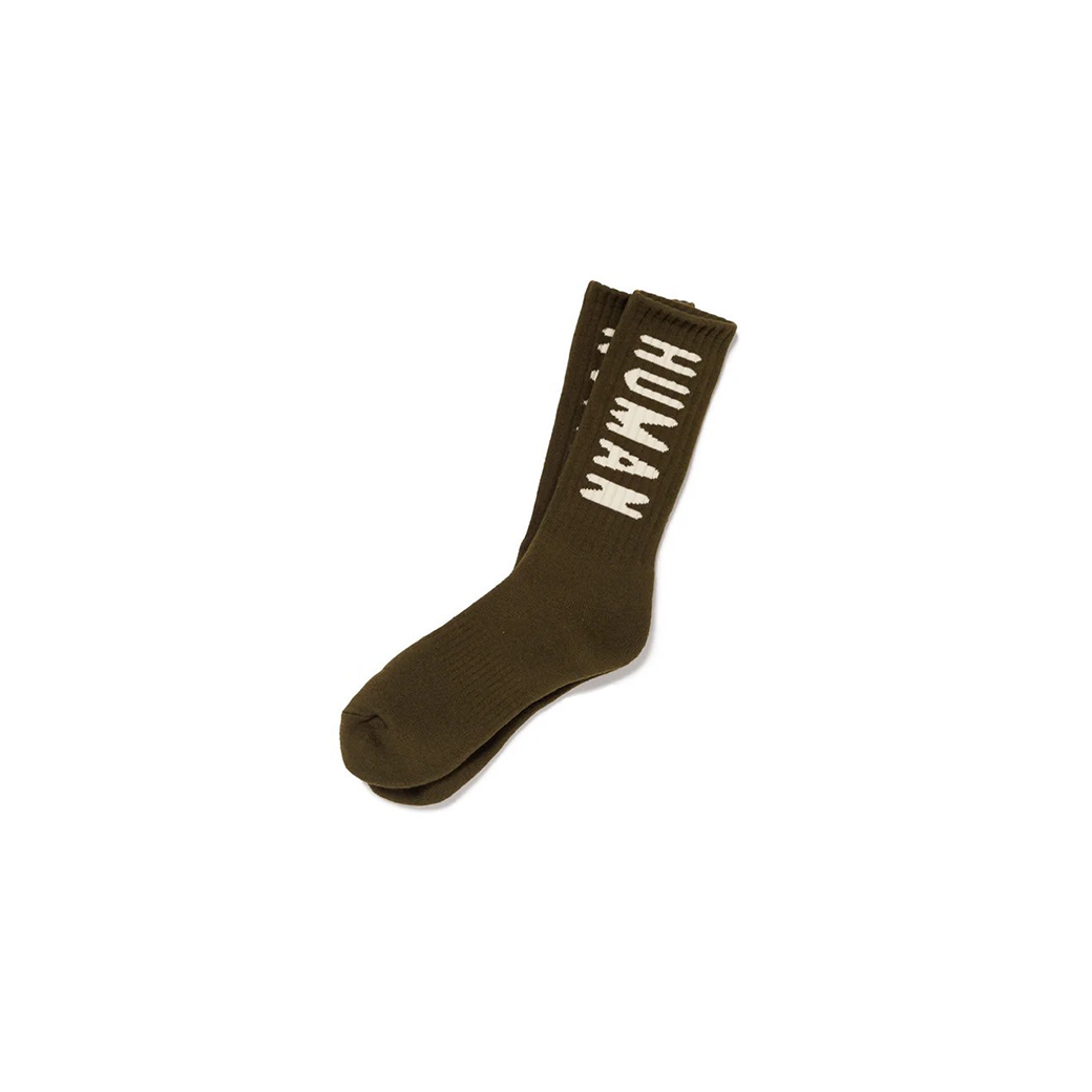 HUMAN MADE SOCKS OLIVE DRAB