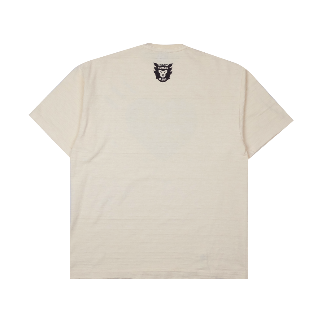 HUMAN MADE 2020AW HM COLOR HEART T-SHIRT CREAM