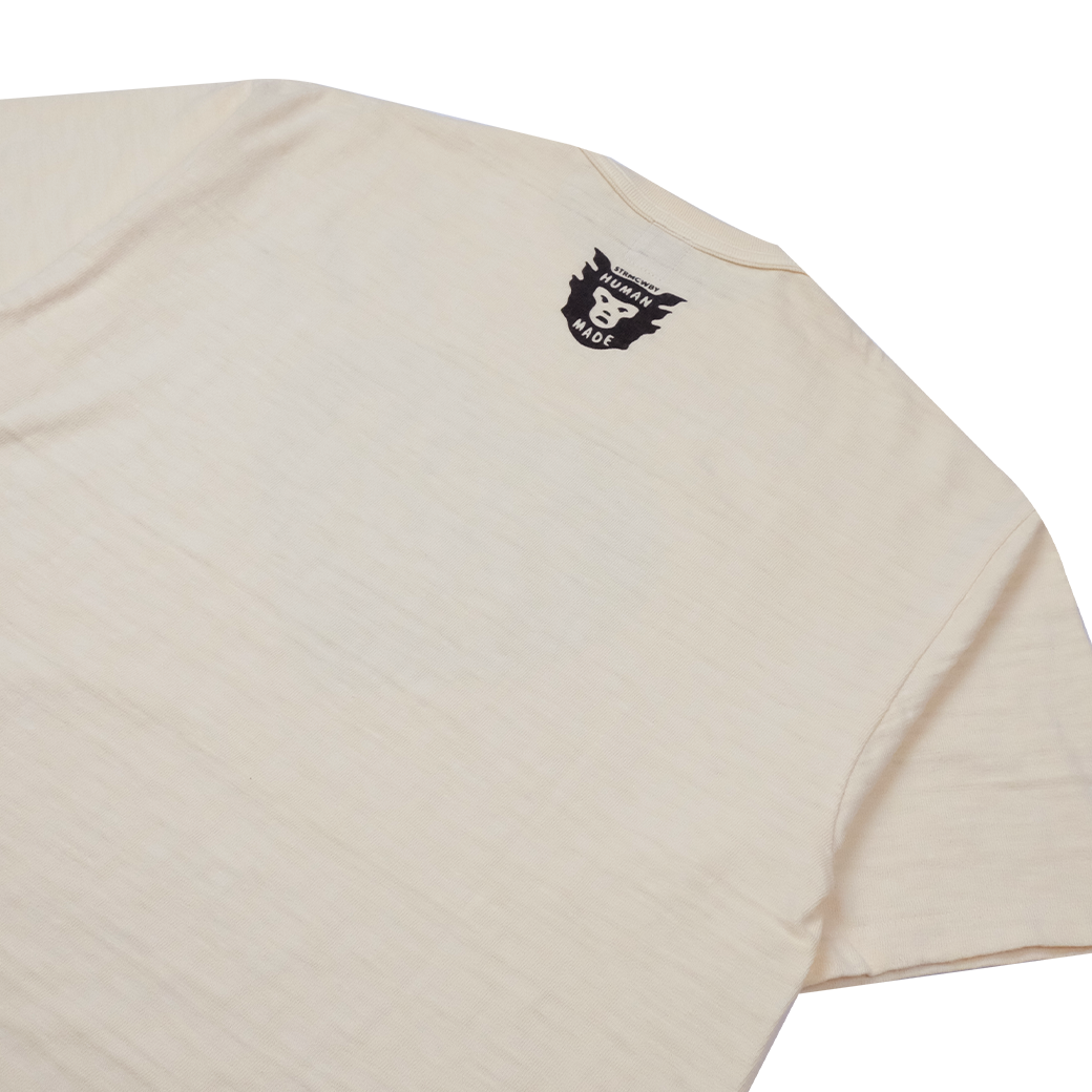 HUMAN MADE 2020AW HM COLOR HEART T-SHIRT CREAM