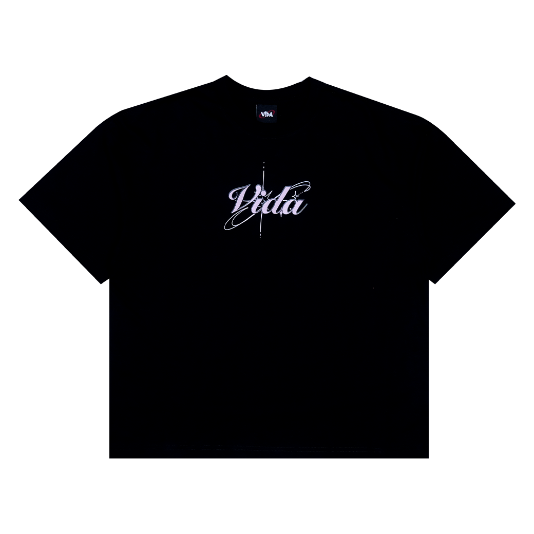 INFIVIDA COLOR BURN BOXY T-SHIRT BLACK