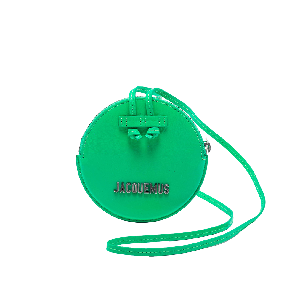 JACQUEMUS LE PITCHOU MINI COIN BAG GREEN