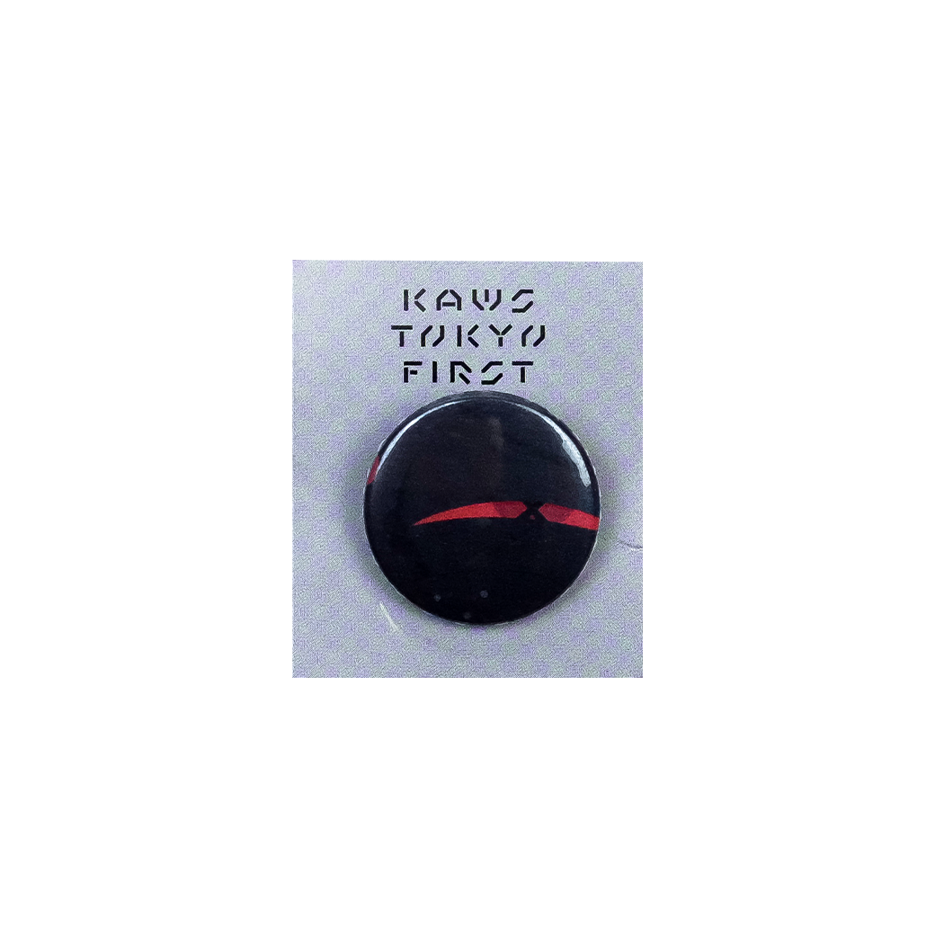 KAWS TOKYO FIRST KAWS EXHIBITION PIN BLACK
