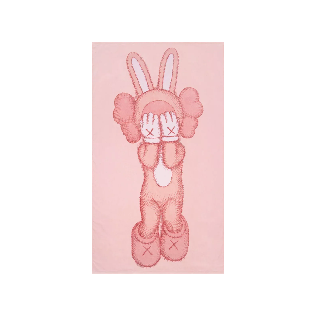 KAWS HOLIDAY INDONESIA TOWEL PINK