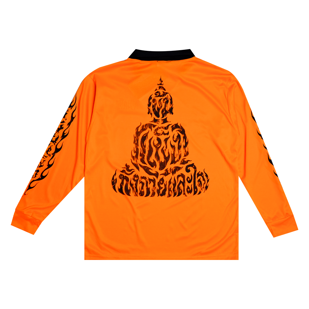 KHEMKHAENG FERTILIZER LONG SLEEVE T-SHIRT ORANGE