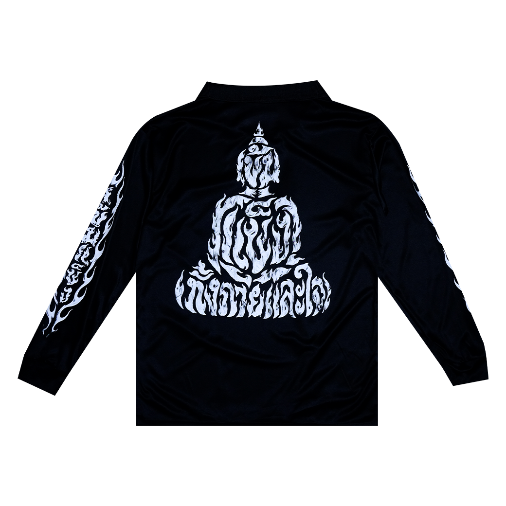 KHEMKHAENG FERTILIZER LONG SLEEVE T-SHIRT BLACK