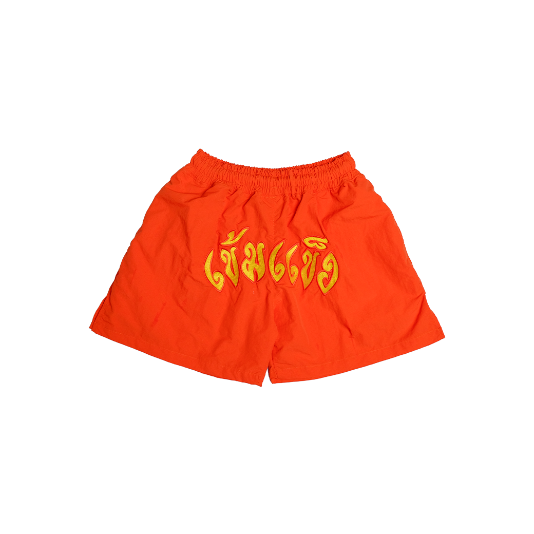 KHEMKHAENG COTTON SHORTS ORANGE