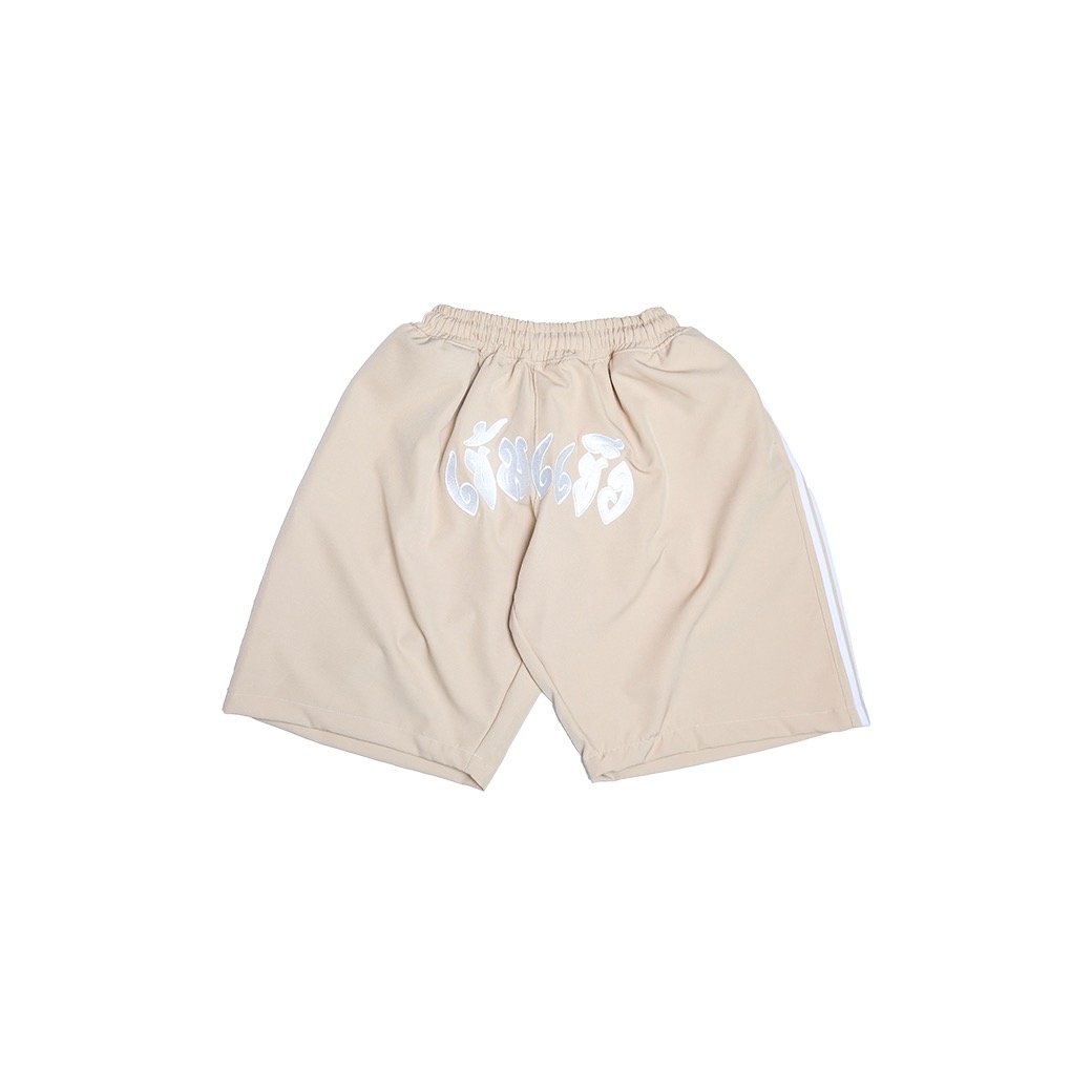 KEM2HAND COTTON TWILL SHORTS KHAKI