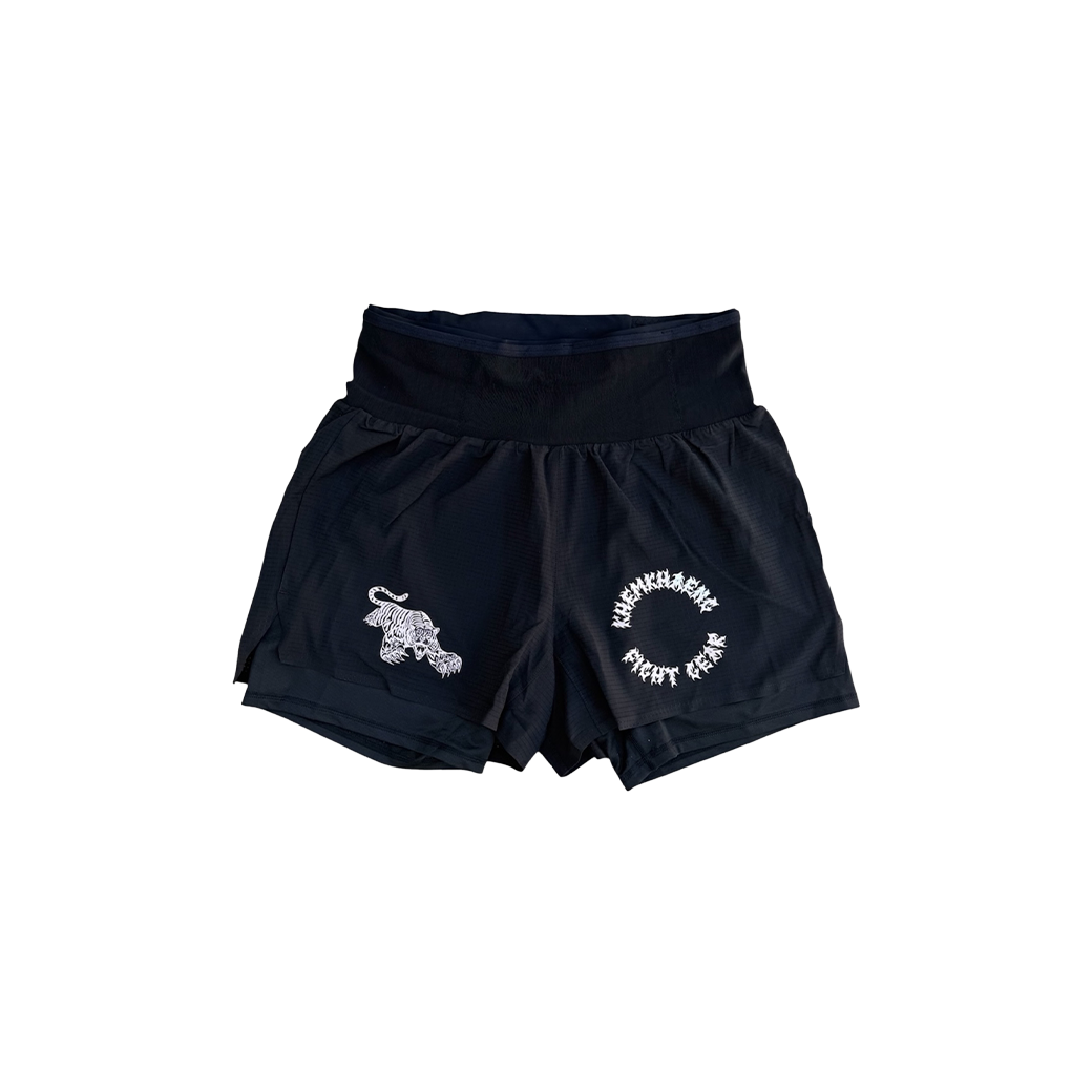 KEM2HAND TIGER RUNNING CLUB SHORTS BLACK
