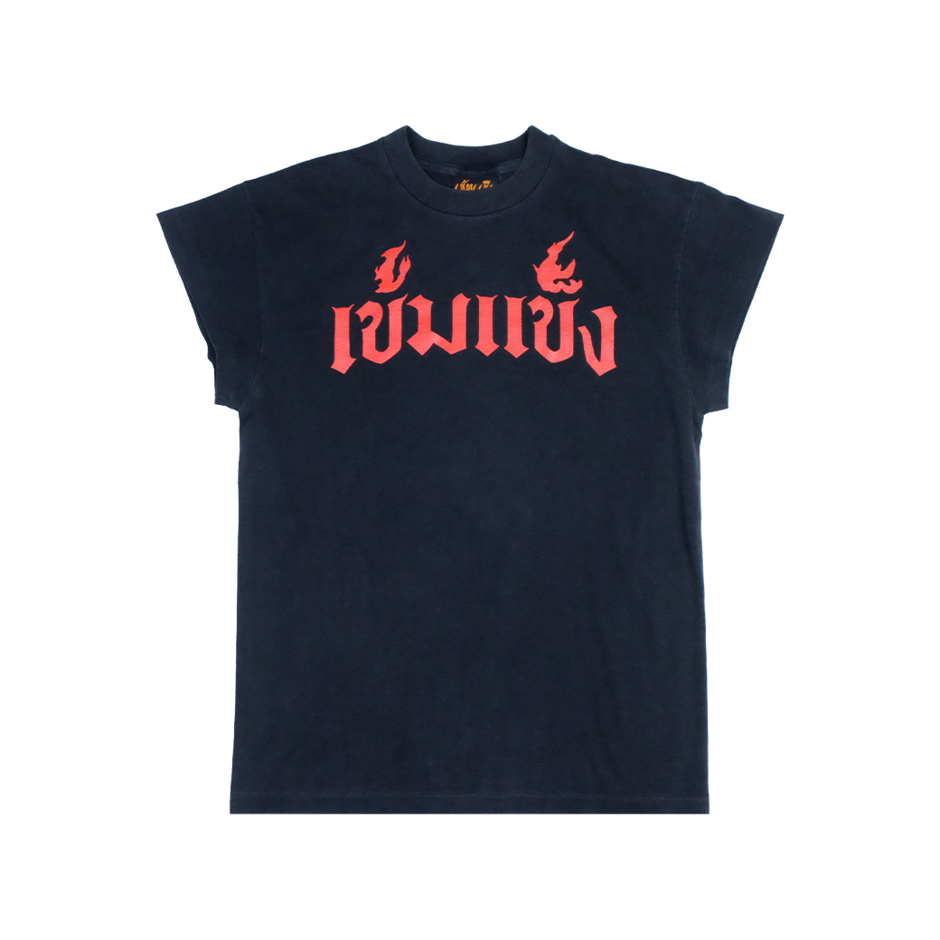 KEM2HAND เจริญรุ่งเรือง SHORT SLEEVES T-SHIRT FADE BLACK
