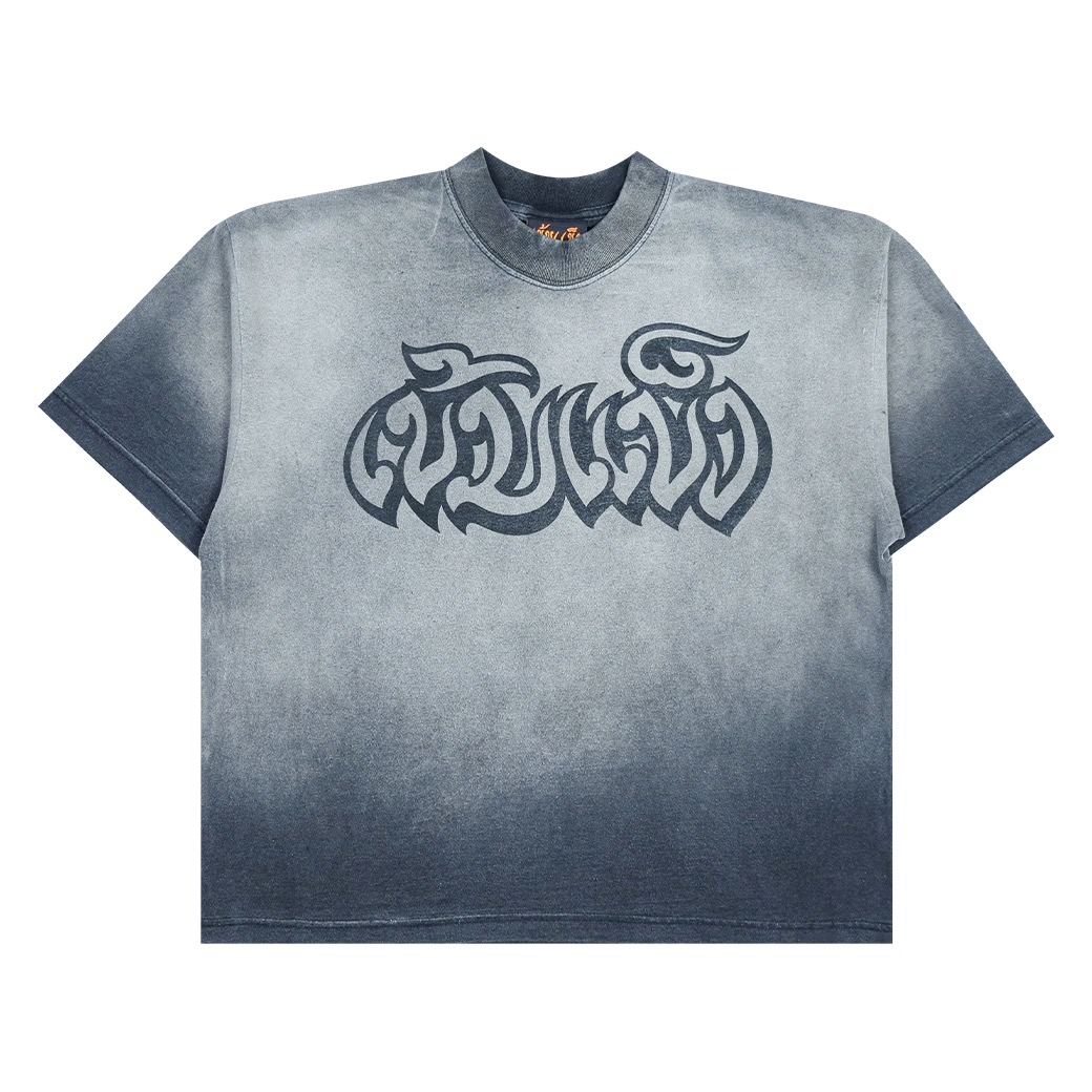 KEM2HAND BOXY T-SHIRT FADED BLACK