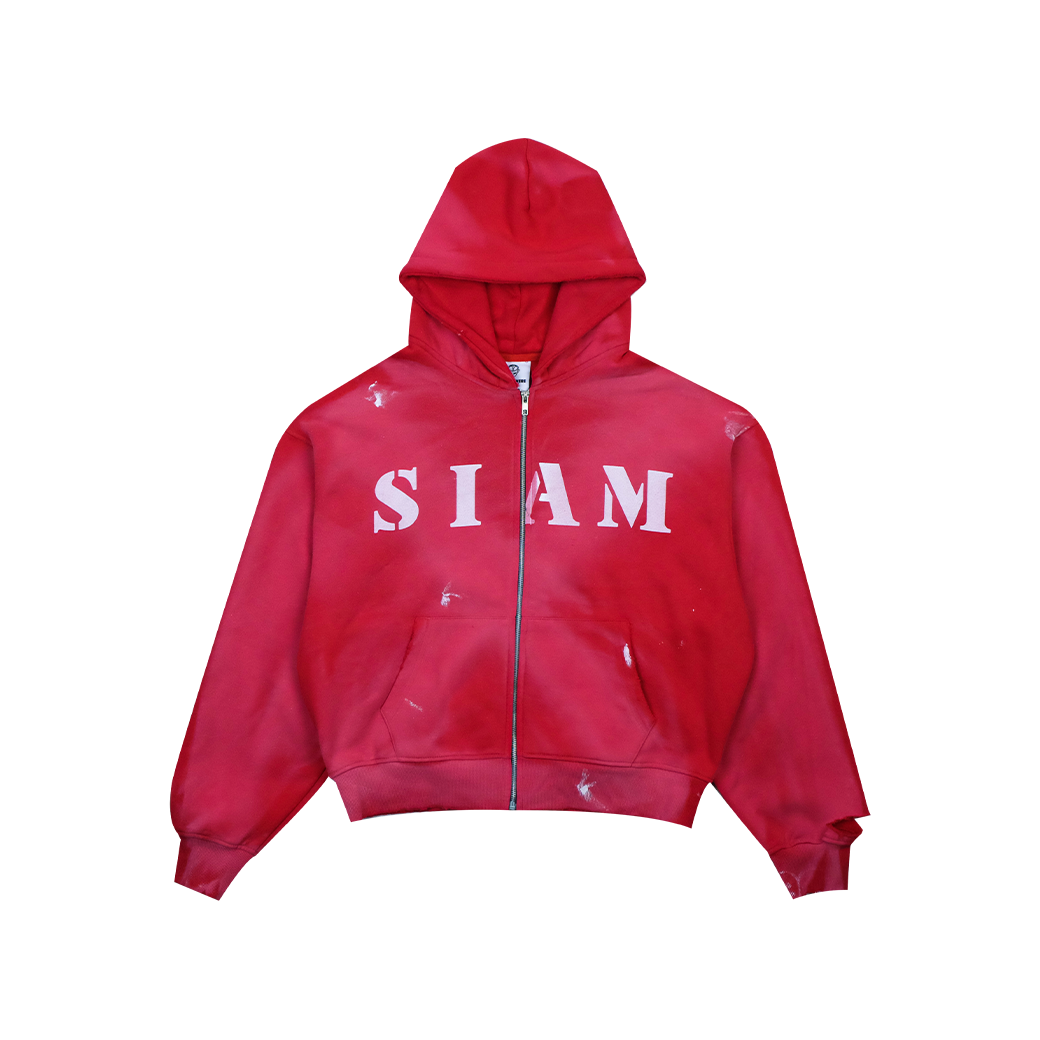 KNOWWHERE STUDIO SIAM HOODIE FADE RED
