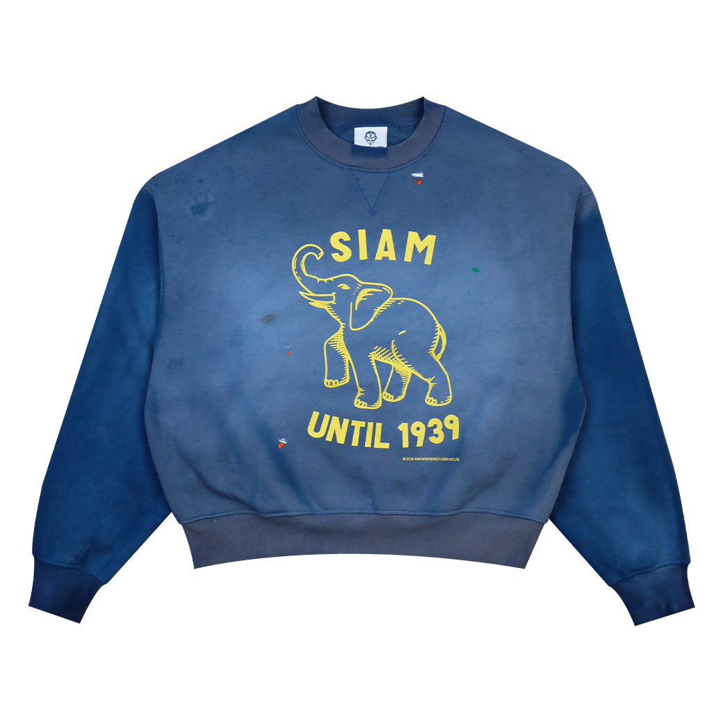 KNOWWHERE STUDIO SIAM SWEARTER FADE NAVY