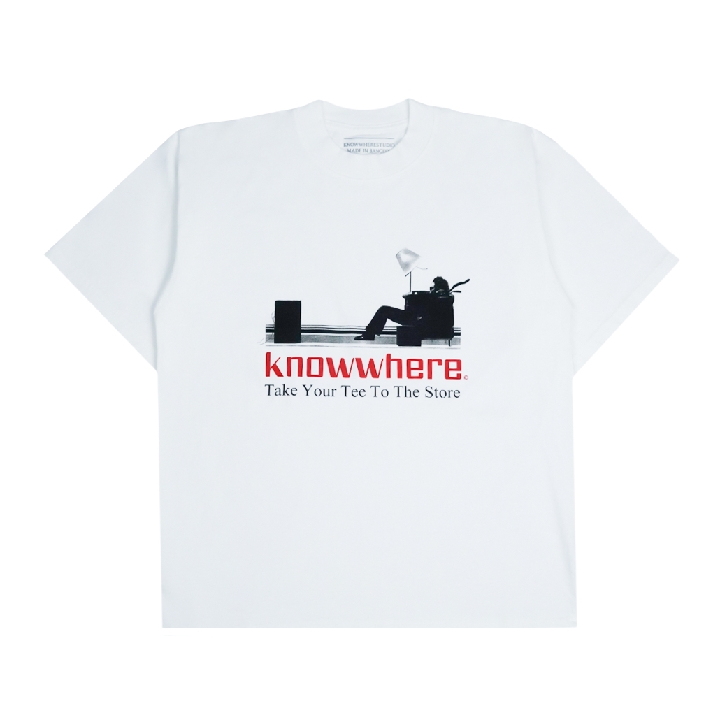 KNOWWHERE STUDIO MAXELL T-SHIRT WHITE