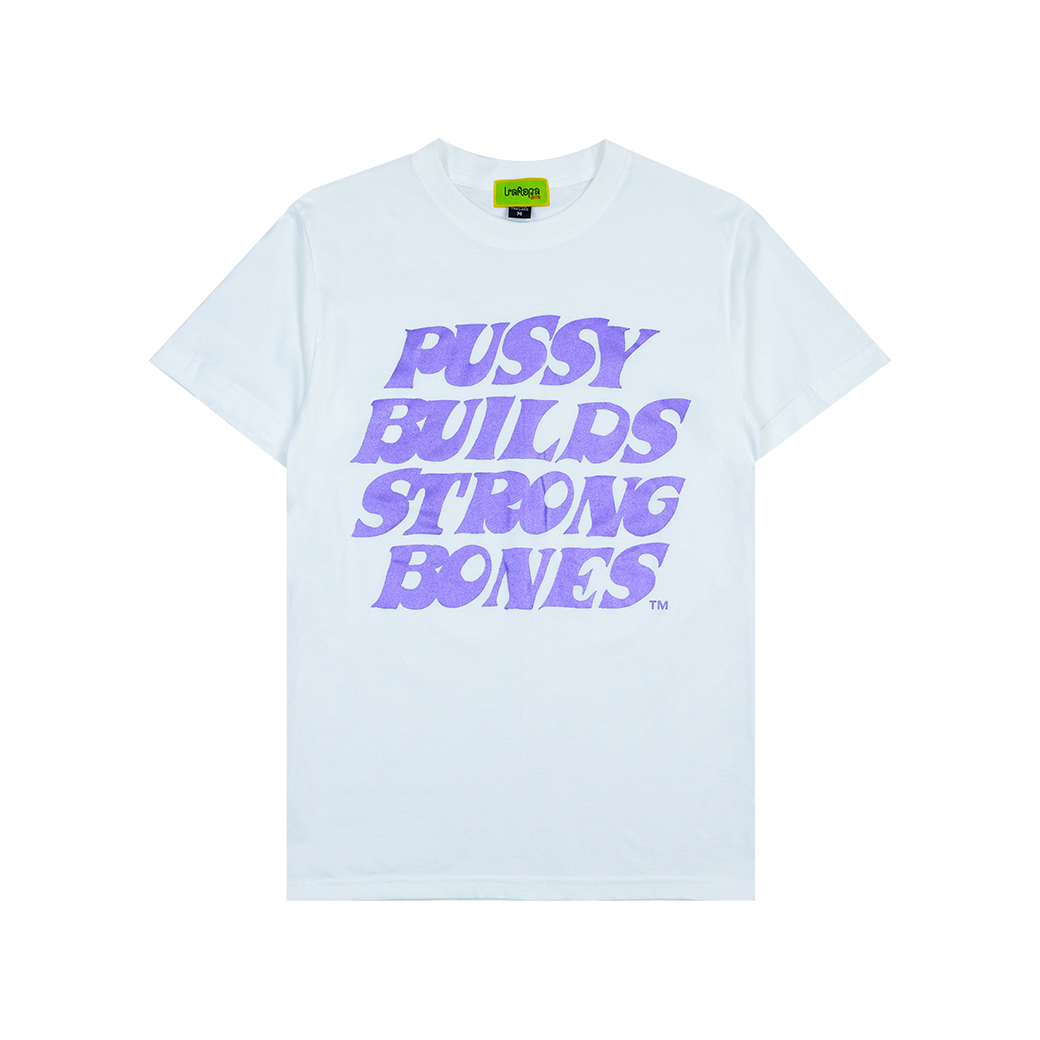 LAROPA PBSB T-SHIRT WHITE/PURPLE